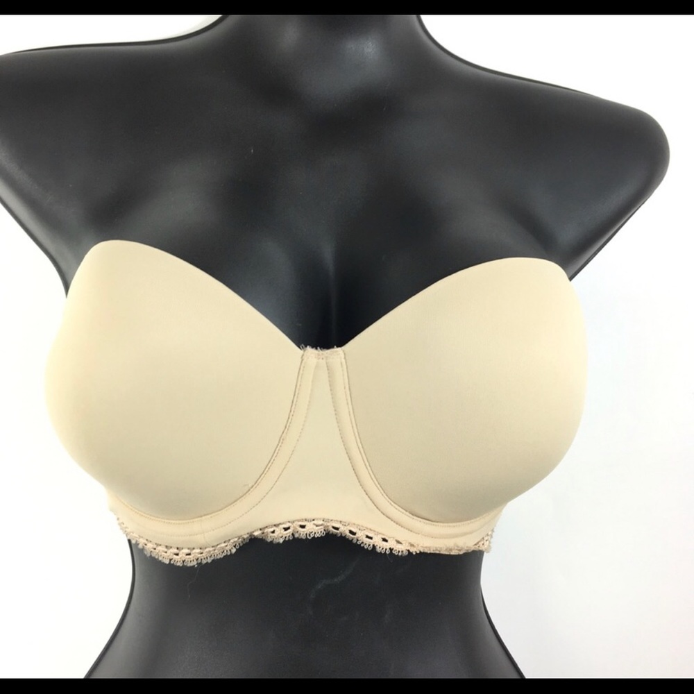 CALVIN KLEIN STRAPLESS PUSH UP BRA - 34B